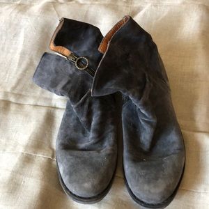 Fiorentini &Baker Suede zip up booties